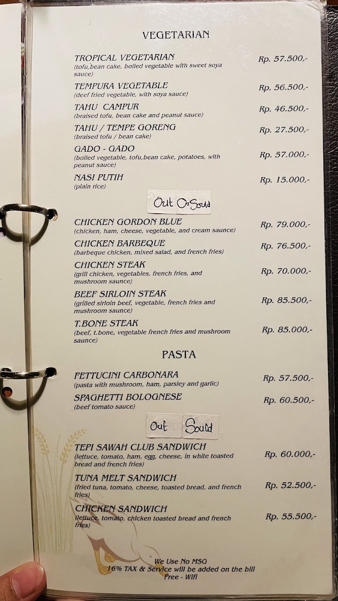 Bebek Tepi Sawah Restaurant Menu - Image 5